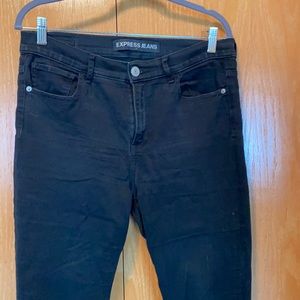 Express Jeans Jeggings - Black